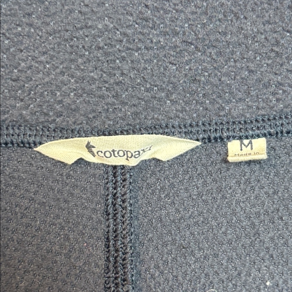 Cotopaxi Abrazo Half-Zip Men’s Fleece Jacket Graphite Black Colorway Medium - Picture 5 of 6